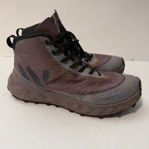 NNormal Womens Tomir Waterproof‎ Mid Boot 7.5 Purple Vibram Hiking Trail Outdoor